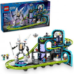 Klocki LEGO 60421 Park Świat Robotów z Rollercoasterem CITY